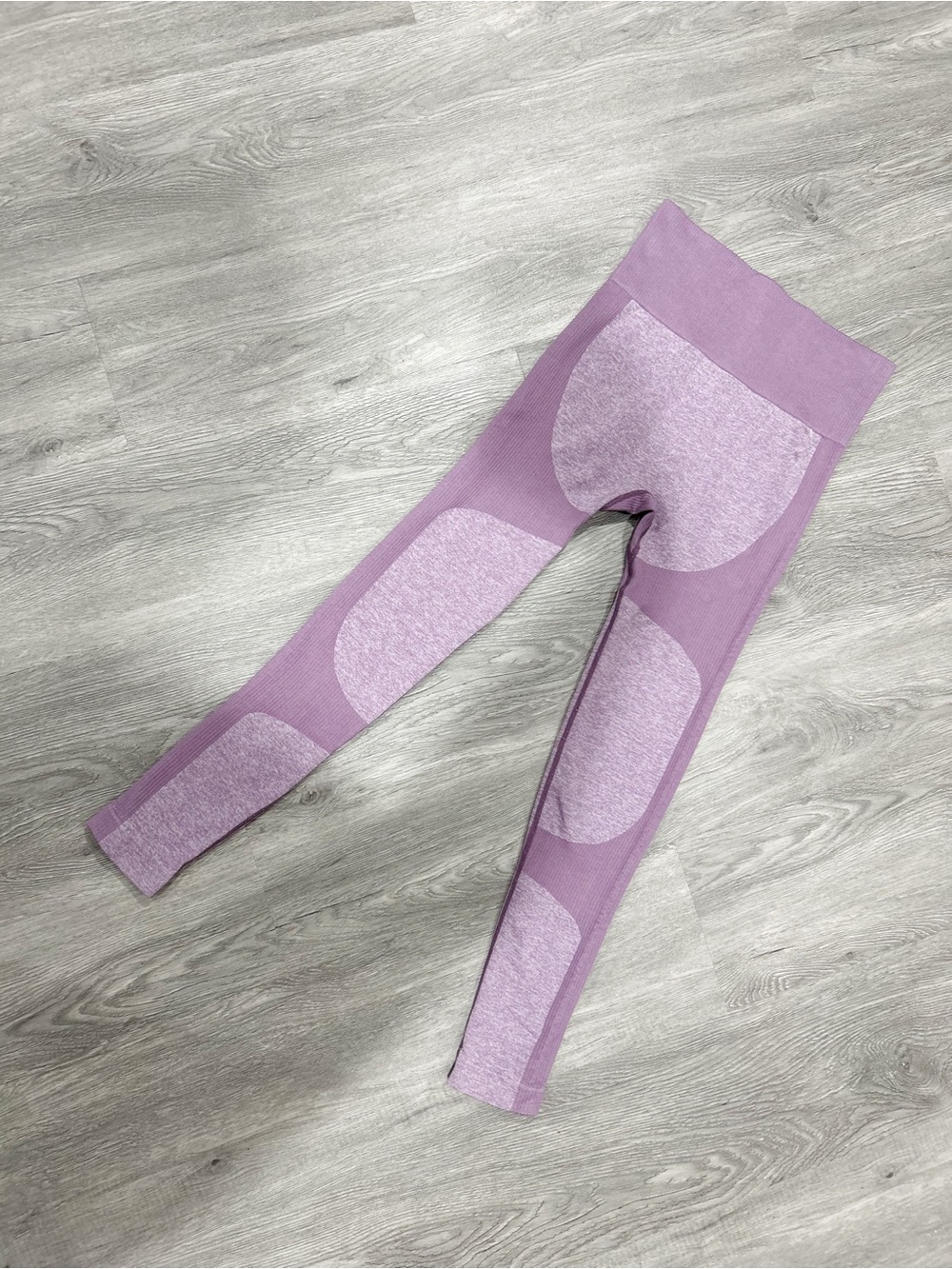 Women's High-Waist Seamless Purple Leggings